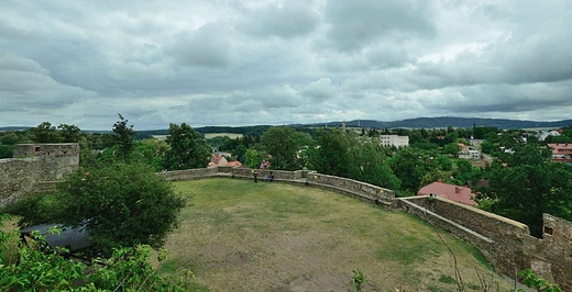 Widok z Zamku na Bolkw