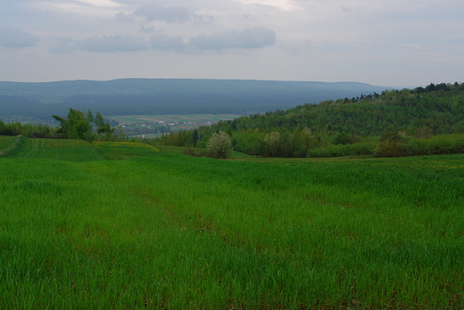 Widok na Pasmo Klonowskie z Klonwki.