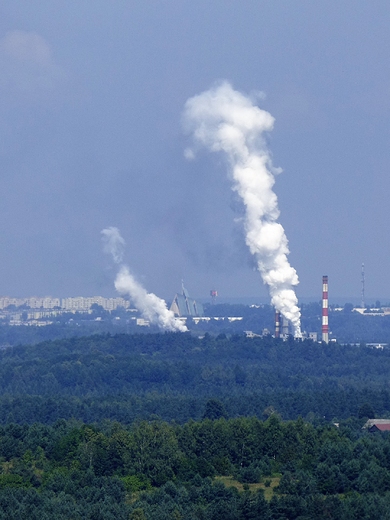 Widok z Gry Zamkowej na Czstochow.