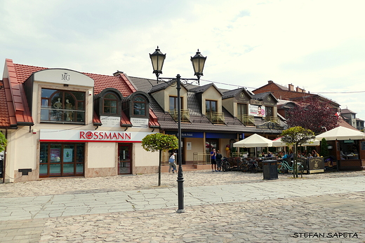 Rynek w Niepoomicach.