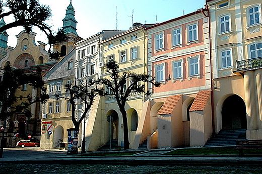 Przemyl - kamienice przy rynku