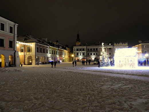 Zamość nocą