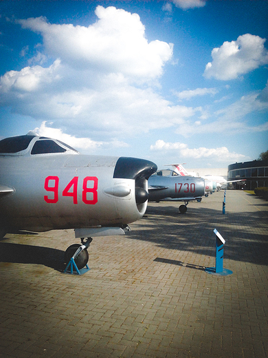 W muzeum lotnictwa