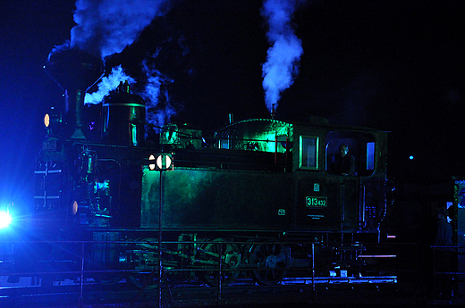 Matylda - najstarsza lokomotywa Parowozjady 2010. Wolsztyn