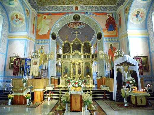 Wnętrze XVIII-wiecznej cerkwi św. Mikołaja