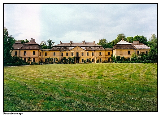 Szczebrzeszyn - Klemensw - Paac Zamoyskich z 1744 roku (skan)