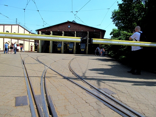 Zajezdnia tramwajowa z histori