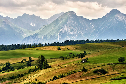 Tatry widziane z Kocwina