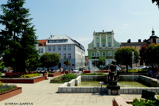 Rynek w Krapkowicach.