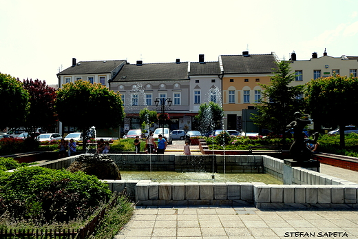 Rynek w Krapkowicach.