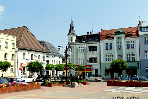 Rynek w Krapkowicach.