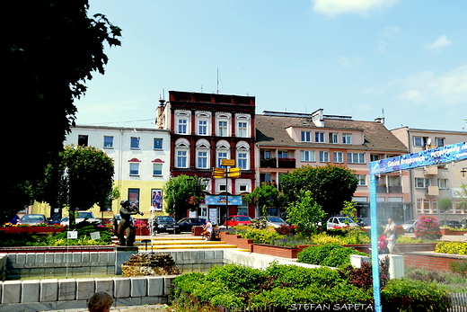 Rynek w Krapkowicach.