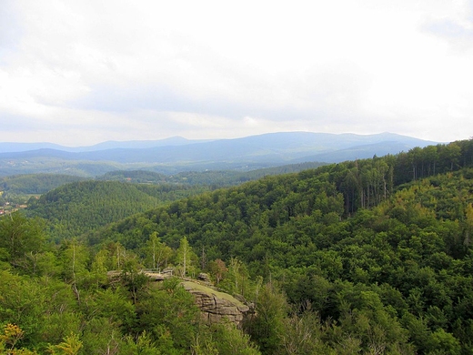 Widok z zamku Chojnik