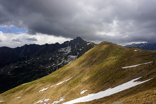 Widok na winic z Kasprowego Wierchu