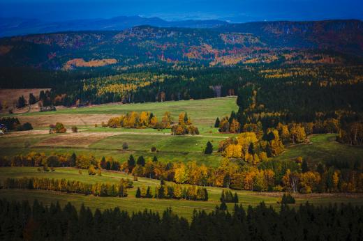 Panorama ze Szczelinca Wielkiego