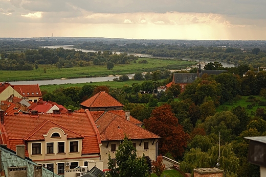 Sandomierz z Bramy Opatowskiej