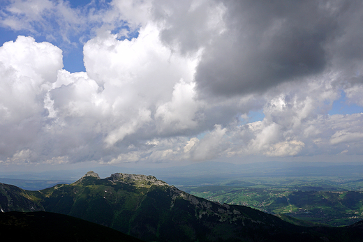 Giewont. Widok z Kasprowego Wierchu