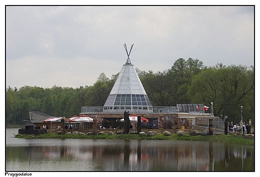 Przygodzice - Zajazd Grecznik - widok na restauracj Wigwam