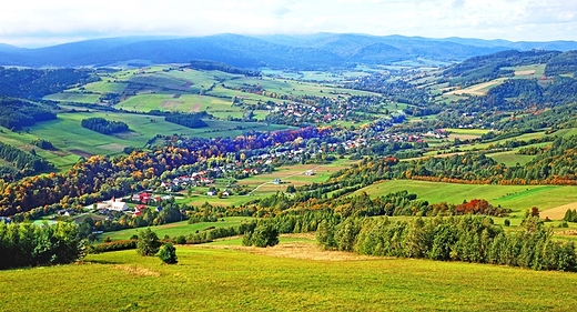 Widok na dolin Wisoki