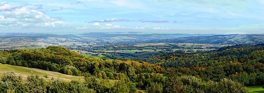 Panorama na Pogrze Karpackie