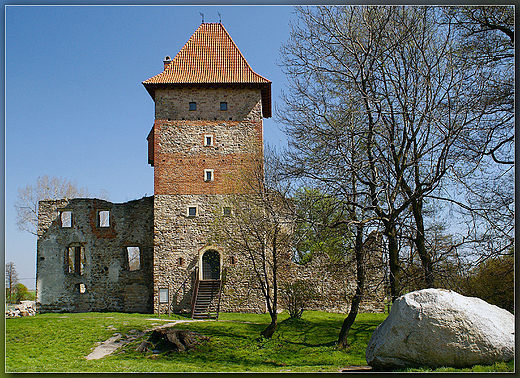 Ruiny zamku w  Chudowie