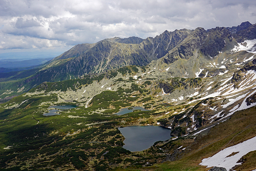 Dolina Gsienicowa. Widok z Kasprowego Wierchu