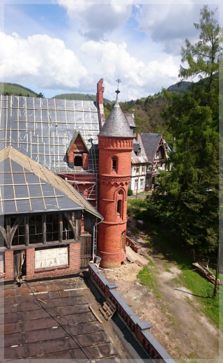 Widoki z wiey dawnego sanatorium