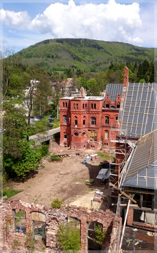 Widoki z wiey dawnego sanatorium