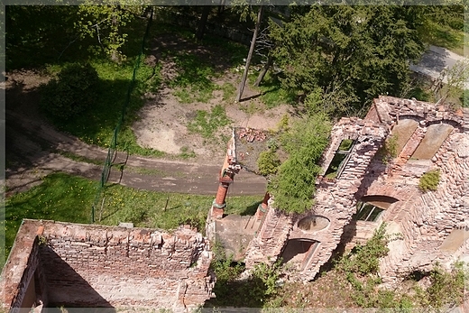 Widoki z wiey dawnego sanatorium