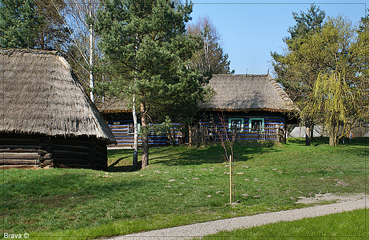 Skansen w Wygiezowie - chaupa rodziny Drzydrzykw z Podolsza  z 1862