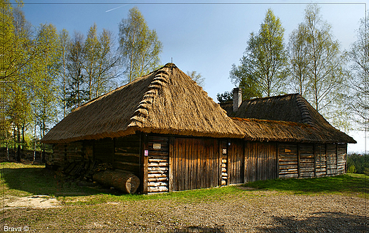 Skansen w Wygiezowie - zagroda okoowa ze Stanitek z 1855 r.