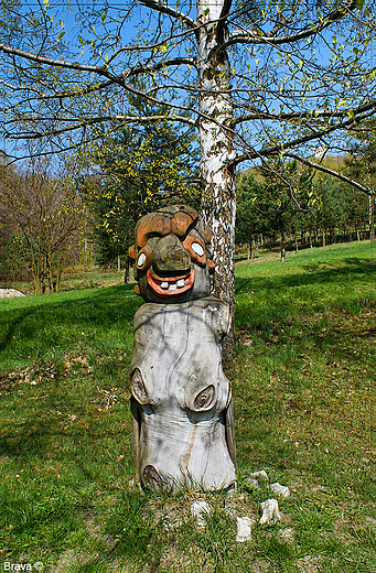 Skansen w  Wygiezowie - pszczele ule