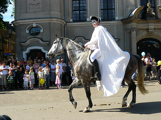 Pszczyska Majwka Konna 2009. Konny kaskader.