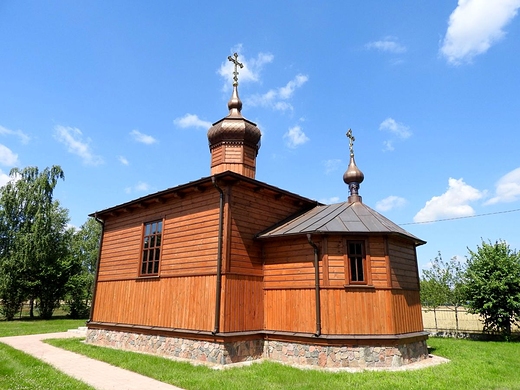 Cerkiew z pocz. XX w. - przeniesiona z Cycowa