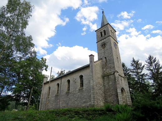 XIX-wieczny koci kalwiski, siedziba parafii Czechw Kodzkich