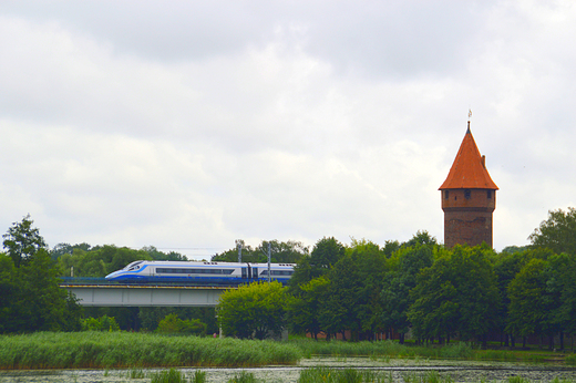 Malbork - Wiea Malankowa i Pendolino