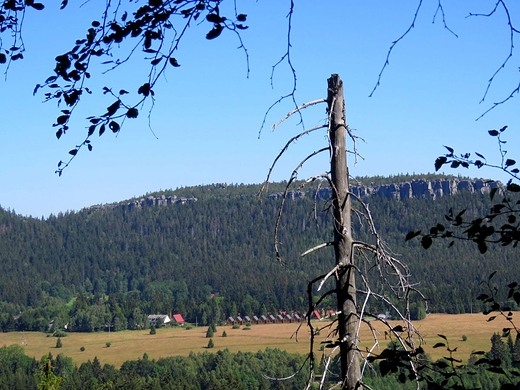 Widok z Fortu Karola na Szczeliniec