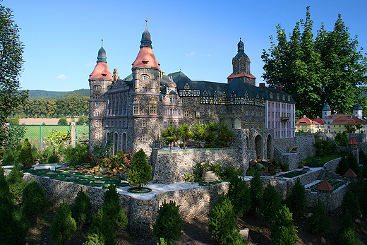 Park Miniatur Zabytkw Dolnego lska - Zamek Ksi