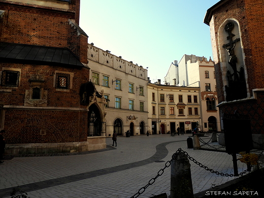 Plac Mariacki w Krakowie.