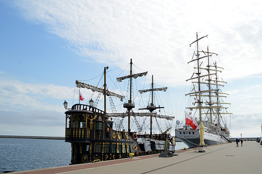Gdynia - Galeon Dragon i Dar Modziey