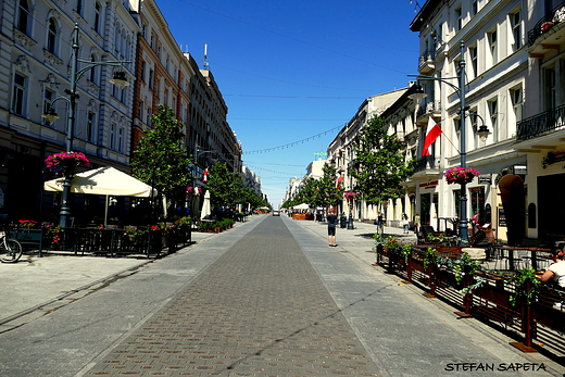 Kamienice na ul. Piotrkowskiej w odzi