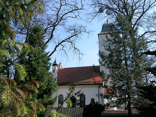 Sanktuarium M.Boskiej przy ogrodzie botanicznym.