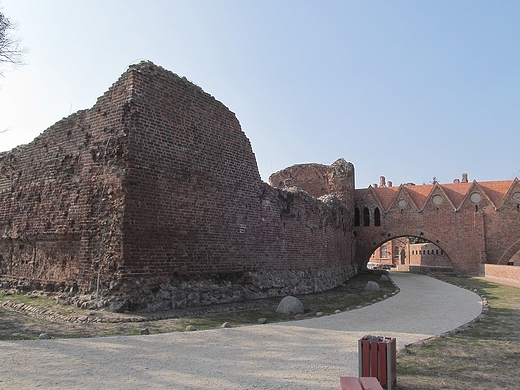 Ruiny zamku krzyackiewgo