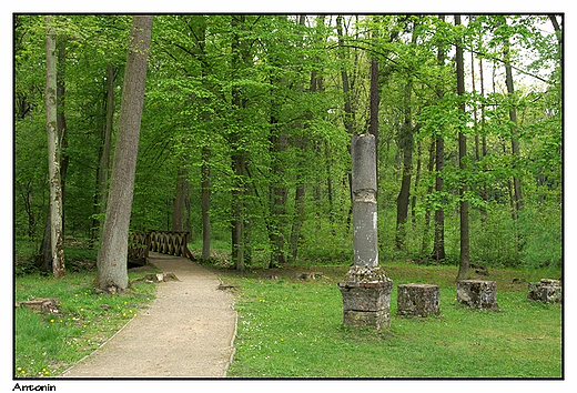 Antonin - przypaacowy park w stylu angielskim