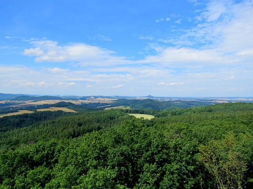 Widok z gry Zawodna na Pogrzu Kaczawskim