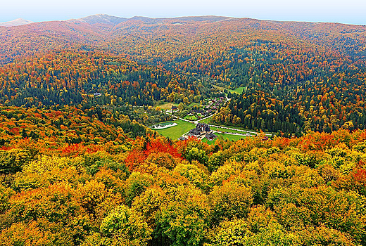 Widok z wiey widokowej