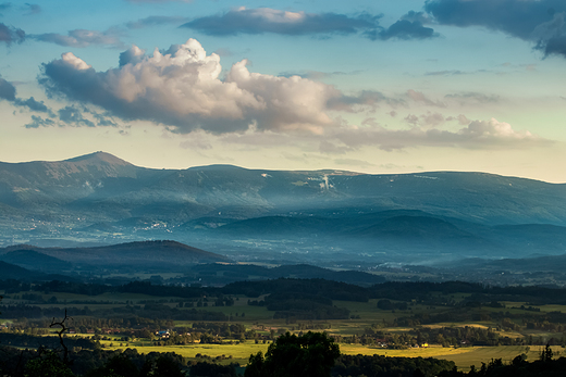 Karkonosze z okolic Komarna