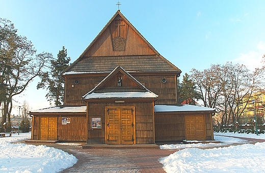 Stalowa Wola - zabytkowy drewniany koci z 1802 r. p.w. w. Floriana