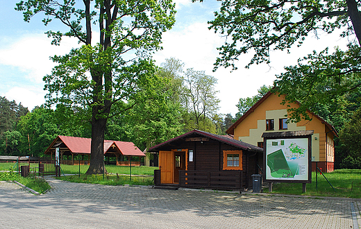 Zagroda ubrw w Jankowicach k/Pszczyny. Widok oglny.