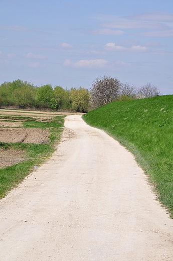 podwarszawskie cieki rowerowe, sielski krajobraz, nie dzieje si nic ....